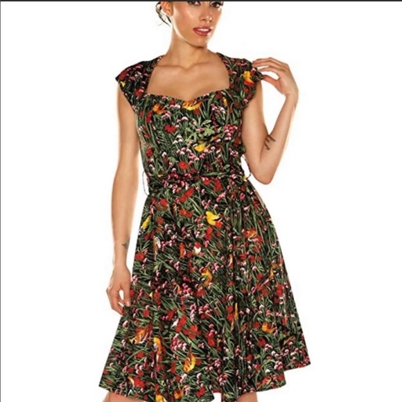 NWOT retrolicious WHAT A TWEET dress